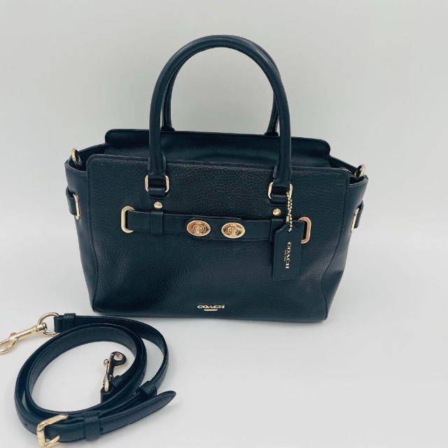 COACH - 【極美品】COACH コーチ ショルダーバッグ 2way スワッガー 黒 ...