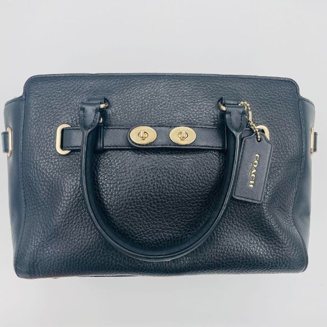 【極美品】COACH コーチ ショルダーバッグ 2way スワッガー 黒
