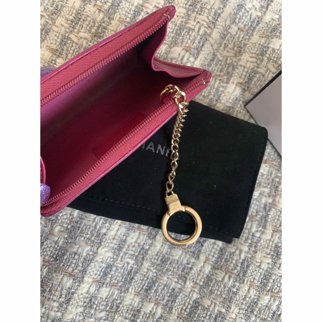 CHANEL シャネル キーケース カードケース ピンク パープル 財布 | www