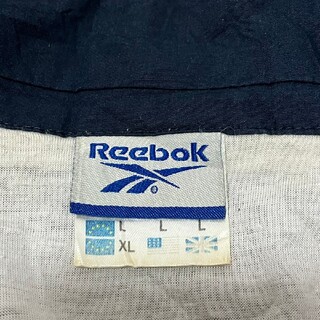【Reebok】90's ロゴ刺繍 ナイロンジャケット A-453