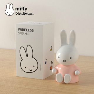 ミッフィー(miffy)の[MIPOW] ミッフィー 抱っこスマホスタンド スピーカー [ピンク](スピーカー)