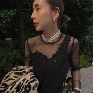 アメリヴィンテージ(Ameri VINTAGE)のAmeri Vintage  UND RENEE CUTWORK DRESS(ロングドレス)