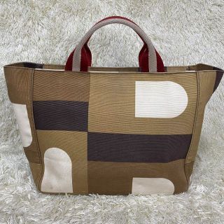 【美品】BALLY バリー　ハンドバッグ　ミニトートバッグ　マルチカラー(バッグ)