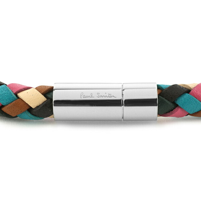 約H07×W65腕周り新品 ポールスミス PAUL SMITH ブレスレット BRAC APLAIT マルチカラー