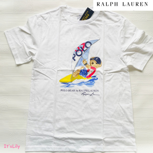 Ralph Lauren(ラルフローレン)の6t120cm 半袖　ラルフローレン  ベア　サーフィン キッズ/ベビー/マタニティのキッズ服男の子用(90cm~)(Tシャツ/カットソー)の商品写真
