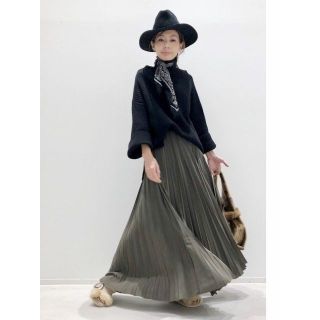 アパルトモンドゥーズィエムクラス(L'Appartement DEUXIEME CLASSE)のky1975様New Pleats SKニュープリーツスカート(ロングスカート)