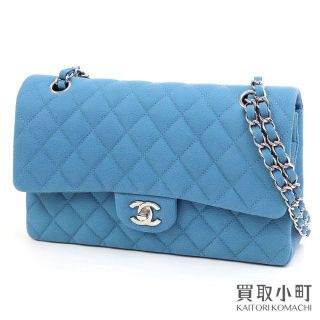 シャネル キャビアスキン ショルダーバッグ(レディース)(ブルー シャネル キャビアスキン ショルダーバッグ(レディース)(ブルー