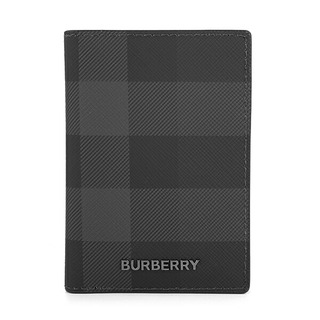 バーバリー(BURBERRY)の新品 バーバリー BURBERRY カードケース フォールディング カードケース ダークチャコール(名刺入れ/定期入れ)