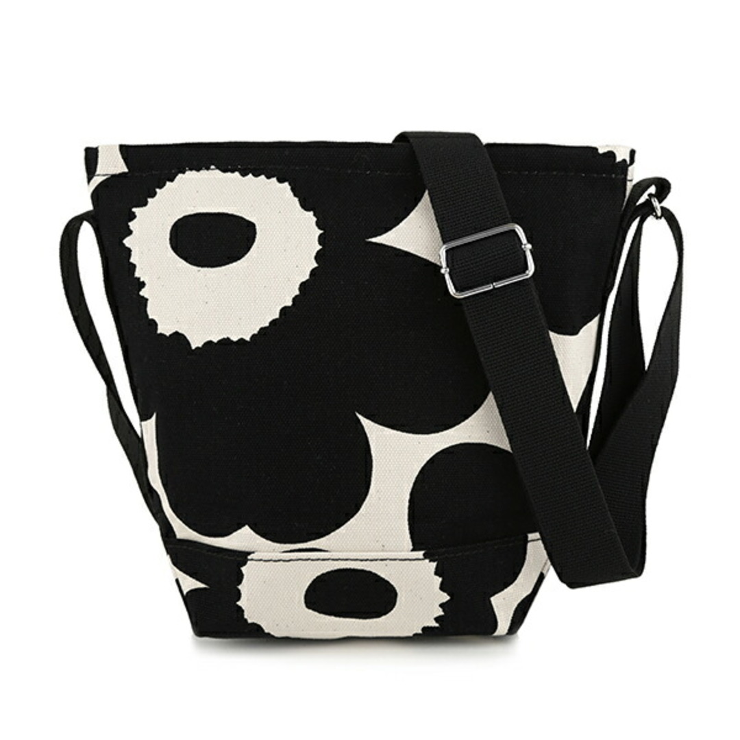 marimekko(マリメッコ)の新品 マリメッコ Marimekko ショルダーバッグ ウニッコ Shoulder Bag ブラック/オフホワイト レディースのバッグ(ショルダーバッグ)の商品写真