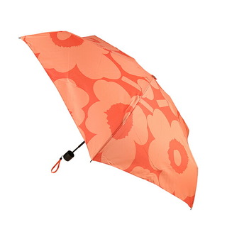 マリメッコ(marimekko)の新品 マリメッコ Marimekko 傘 ウニッコ 折りたたみ傘 オレンジ(傘)