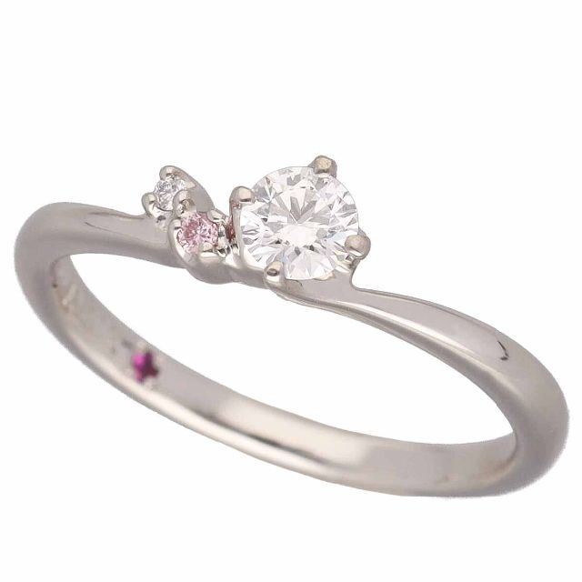 ダイヤ0.160ct リング Pt950 約7号 22500706 【上品】 www.cecile ...