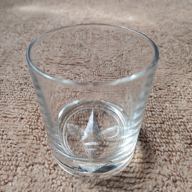 高さ9㎝岡本太郎　顔のグラス
