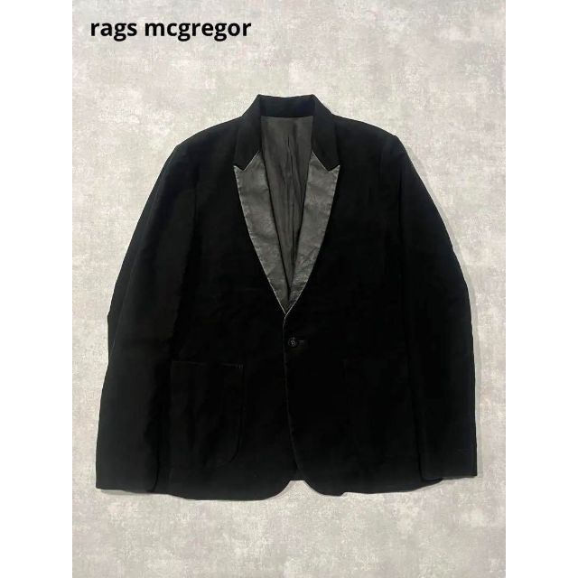 ジャケット/アウターrags mcgregor レザーラペル　モールスキン　ジャケット