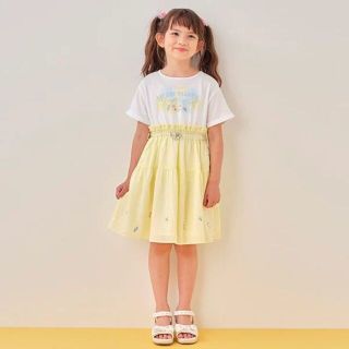 mezzo piano - 【新品/メゾピアノ】120.アイス刺しゅうストライプ