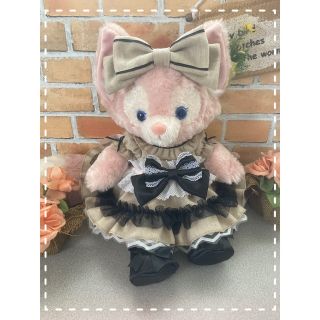 うさぎ様専用　リーナベルＳ　ベージュワンピース&ヘッドドレス２点セット(ぬいぐるみ)