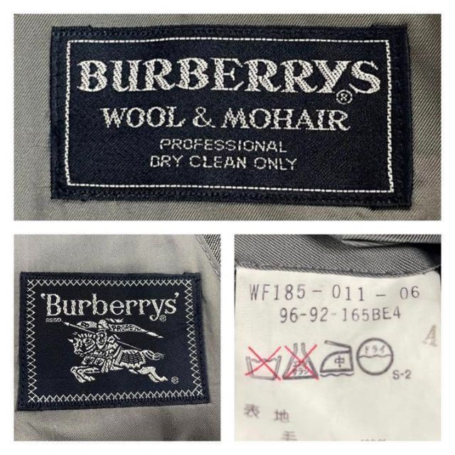 BURBERRY - バーバリー ダブル テーラードジャケット 金ボタン BURBERRY - バーバリー ダブル テーラードジャケット 金ボタン