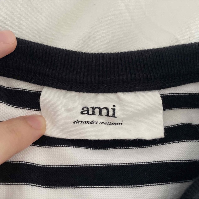ami - ami paris♡ボーダーロンTの通販 by ✨💎kk5 shop💎✨|アミなら