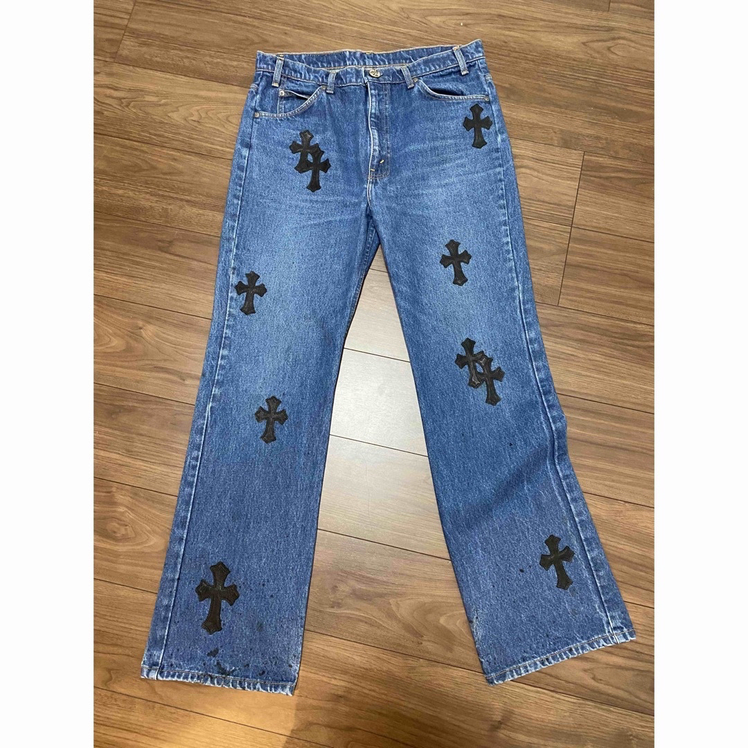 Chrome Hearts(クロムハーツ)のクロムハーツ　リーバイスカスタム　34 Chromehearts メンズのパンツ(デニム/ジーンズ)の商品写真