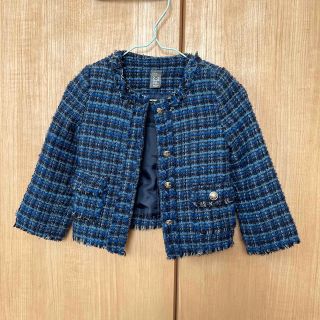 ザラキッズ(ZARA KIDS)のZARA ツイードキッズジャケット　98(ジャケット/上着)