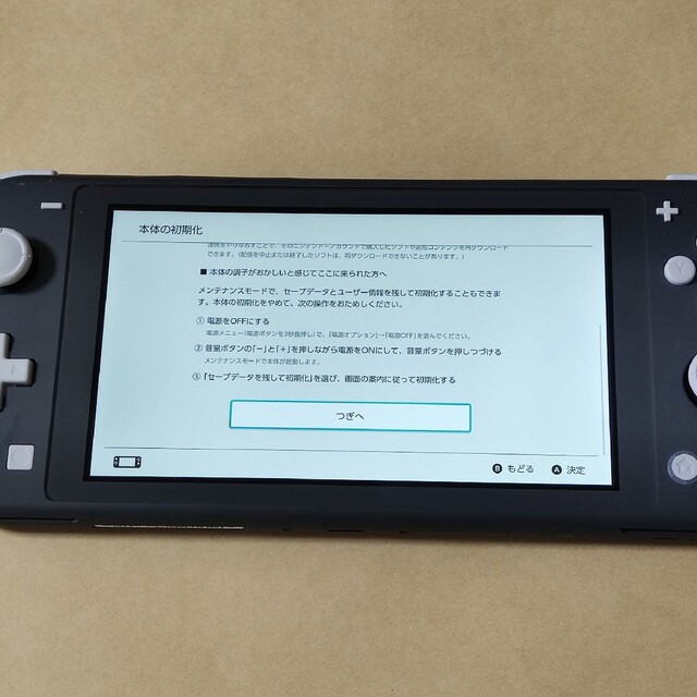 本体のみ　動作正常　Nintendo Switch Lite グレー　2020 3