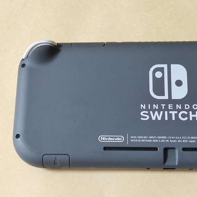 本体のみ　動作正常　Nintendo Switch Lite グレー　2020 6