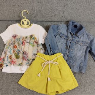 ギャップキッズ(GAP Kids)のまとめ売り　女のコ　120　デニムジャケット(Tシャツ/カットソー)