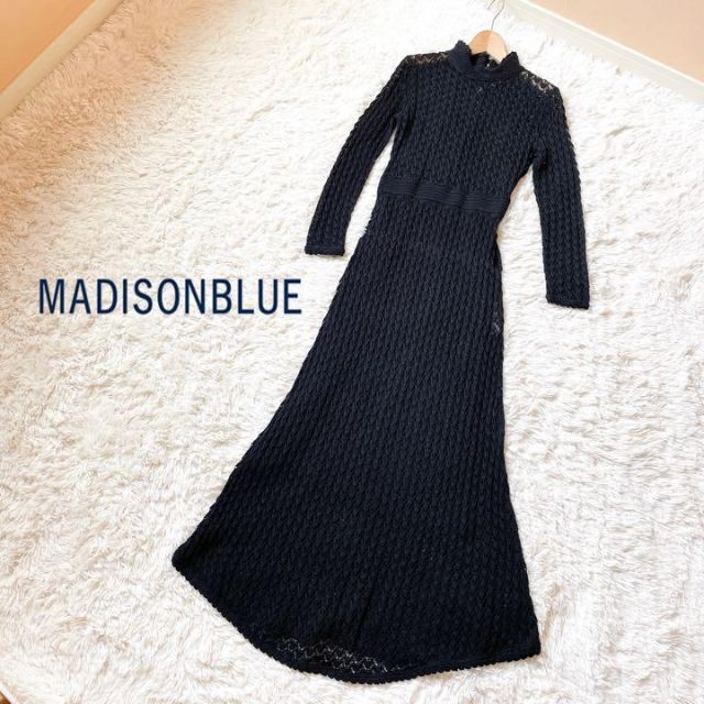 MADISONBLUE(マディソンブルー)のG&N117様専用✨マディソンブルー✨高級レースクロシェ  ロングドレス レディースのワンピース(ロングワンピース/マキシワンピース)の商品写真