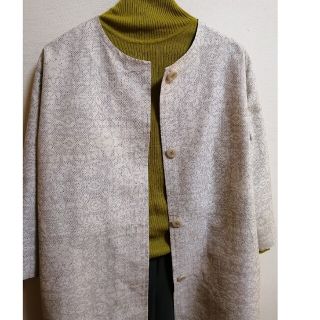 SOLD 着物リメイク コート 紬の通販 by Yumi's shop|ラクマ