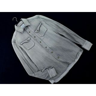 ユナイテッドアローズ(UNITED ARROWS)のUNITED ARROWS ユナイテッドアローズ デニム シャツ sizeS/グレー ■◇ メンズ(シャツ)