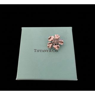 ティファニー(Tiffany & Co.)の(レア)最終値下げTiffanyビンテージティファニーフラワーモチーフブローチ(ブローチ/コサージュ)