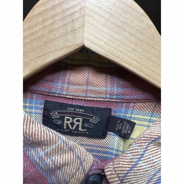 RRL(ダブルアールエル)のRRL チェックシャツ　Lサイズ メンズのトップス(シャツ)の商品写真