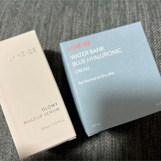 ラネージュ(LANEIGE)のラネージュ グロウィ メイクアップセラム/ウォーターバンク クリーム(乾燥肌用)(フェイスクリーム)