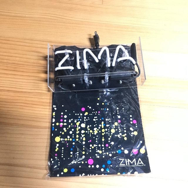 非売品  ZIMA  ネオン  ZIMA Tシャツ付き