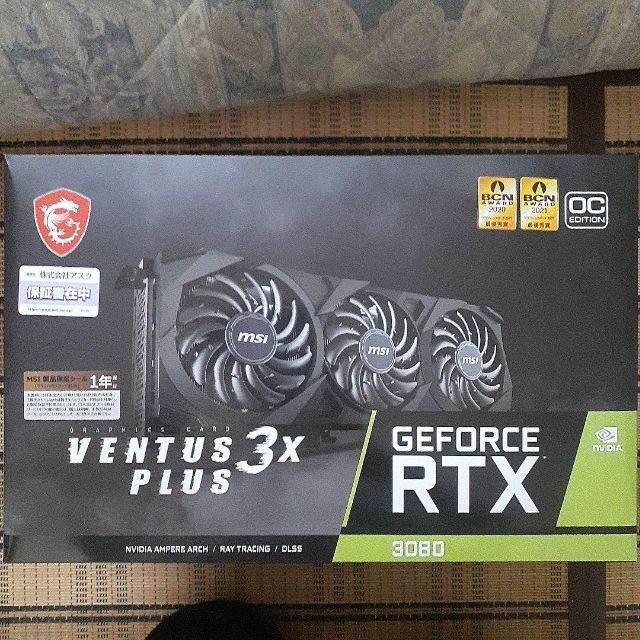 GeFoce RTX3080 VENTUS 3X PLUS 10G OC LHR