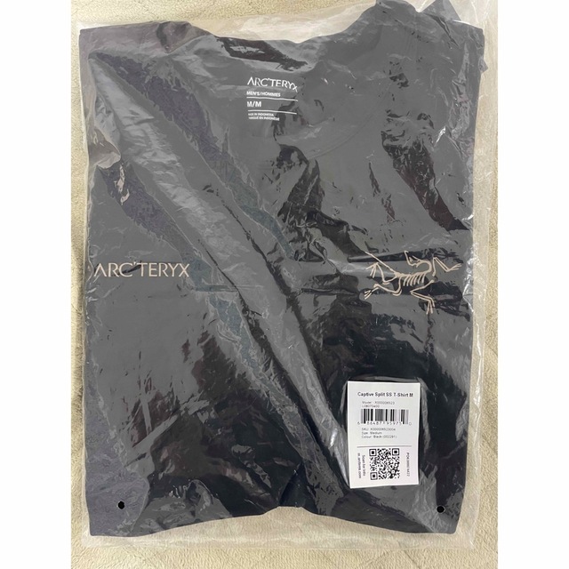 ARC'TERYX(アークテリクス)のARC'TERYX  CAPTIVE SPLIT SS T-SHIRT 黒M新品 メンズのトップス(Tシャツ/カットソー(半袖/袖なし))の商品写真