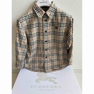 バーバリー(BURBERRY)のBurberry チェックシャツ　110A(ブラウス)