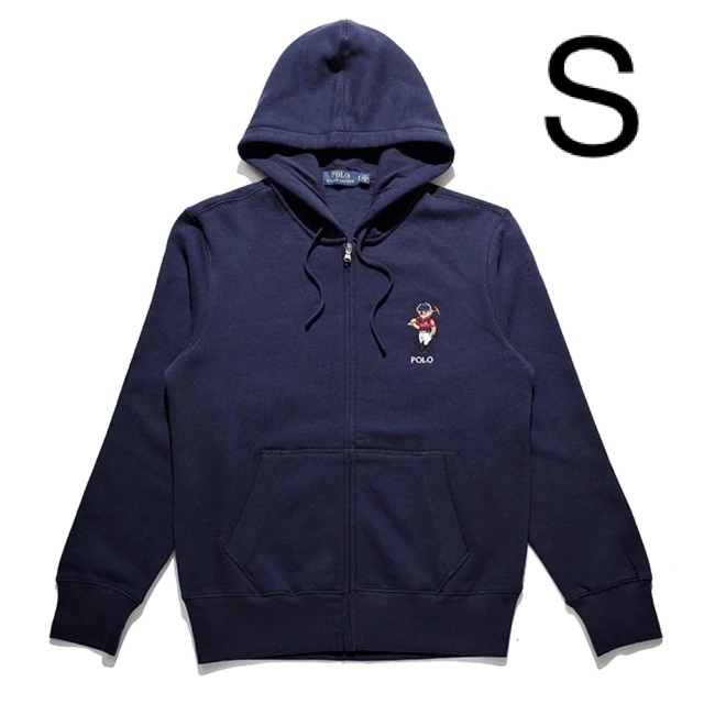 POLO RALPH LAUREN   ポロ ラルフローレン パーカー 裏起毛 ネイビー S