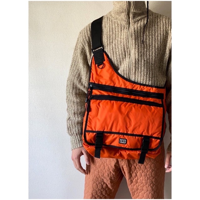GAP - vintage 00s OLD GAP 多重ポケット テック ショルダーバッグの