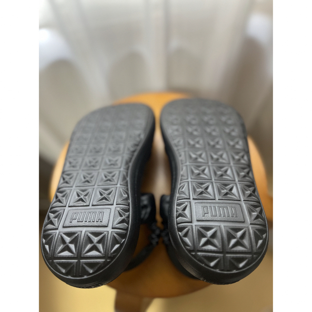 PUMA(プーマ)のプーマ　プラットフォーム　サンダル　黒　未使用 レディースの靴/シューズ(サンダル)の商品写真