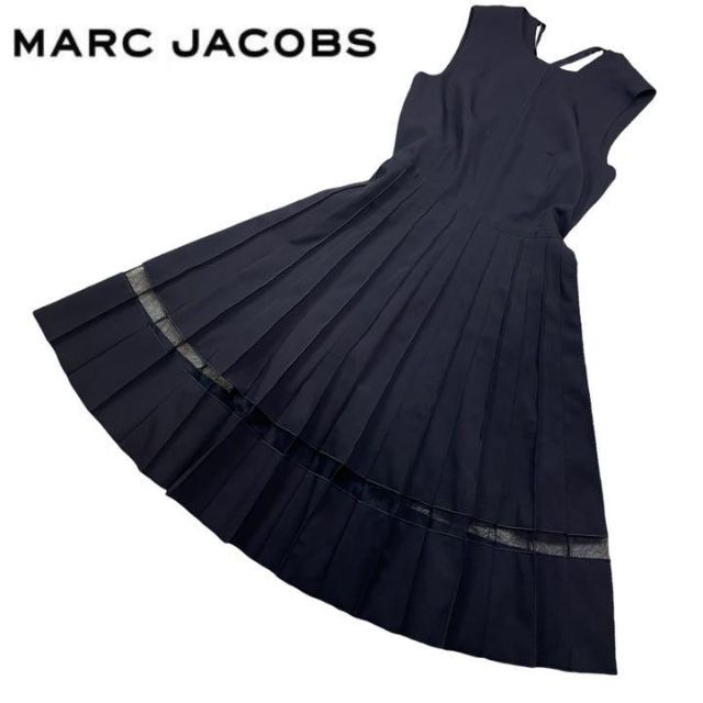 MARC JACOBS(マークジェイコブス)の【美品】MARC JACOBS マークジェイコブス　ドレスワンピース　ロング　黒 レディースのワンピース(ロングワンピース/マキシワンピース)の商品写真