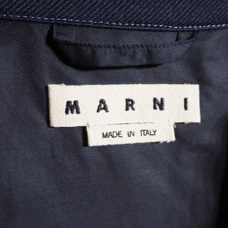 MARNI 19AW ポリエステルカルゼ ジップブルゾン