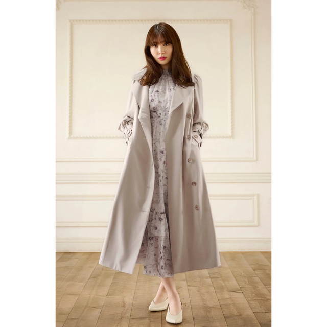 herlipto Belted Dress Trench Coat - トレンチコート