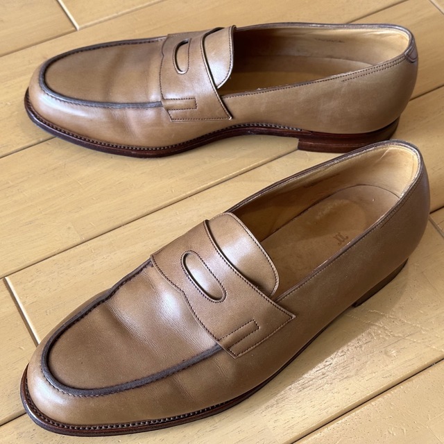 JOHN LOBB(ジョンロブ)のジョンロブ ロペス ローファー  9.5EE 28cm レザーソール メンズの靴/シューズ(ドレス/ビジネス)の商品写真