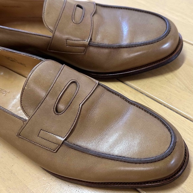 JOHN LOBB(ジョンロブ)のジョンロブ ロペス ローファー  9.5EE 28cm レザーソール メンズの靴/シューズ(ドレス/ビジネス)の商品写真