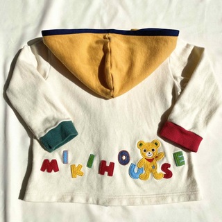 ミキハウス(mikihouse)のMIKIHOUSE  ミキハウス ロゴ パーカー トレーナー 80(トレーナー)