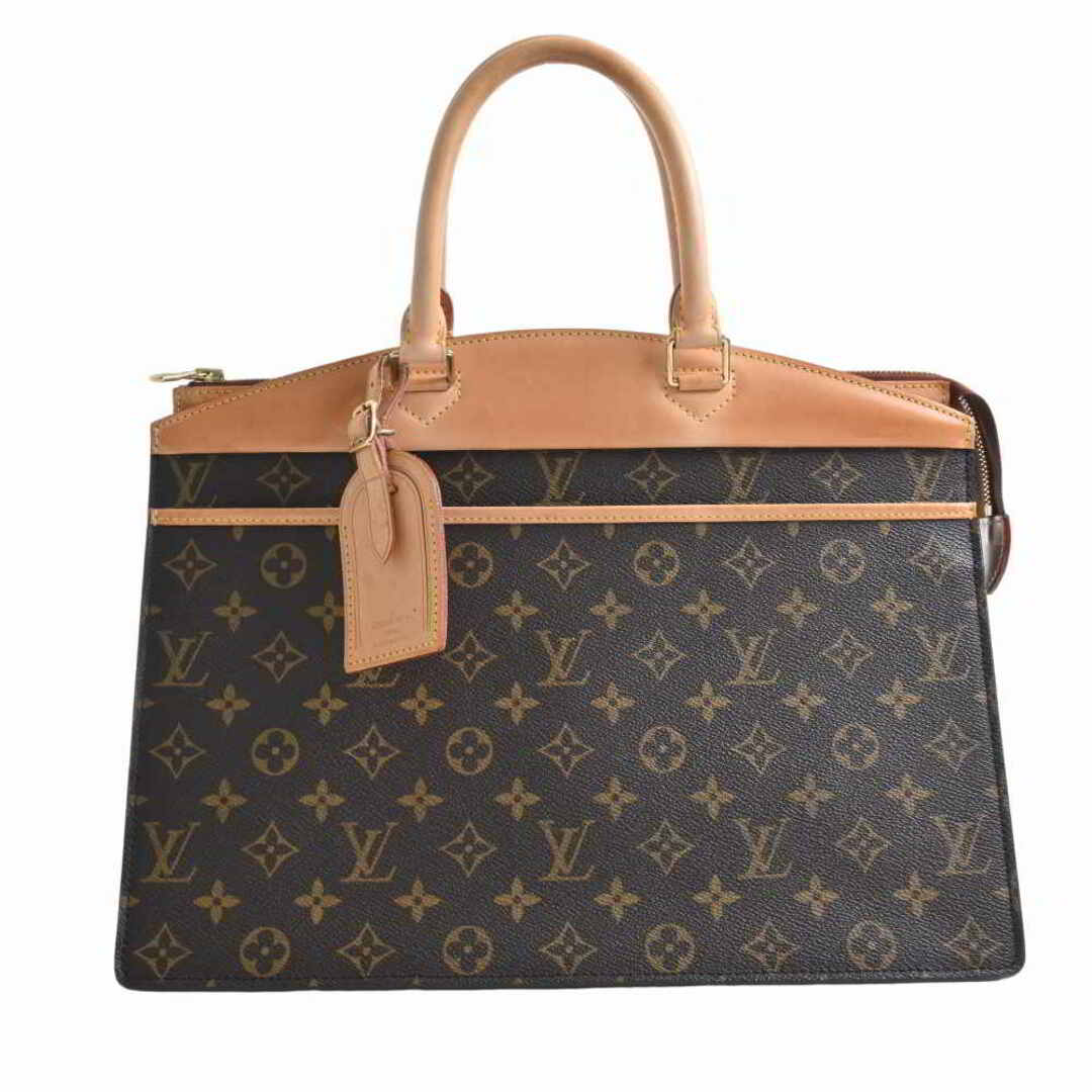 LOUIS VUITTON -  【中古】 LOUIS VUITTON ルイヴィトン モノグラム リヴィエラ ハンドバッグ ブラウン PVC by
