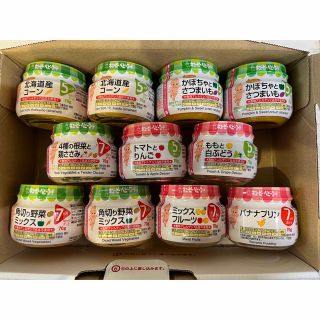 キユーピー(キユーピー)の③キューピー離乳食🥄5ヶ月〜×6点、7ヶ月〜×5点セット(その他)