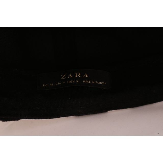 ZARA(ザラ)のZARA / ザラ ブラック キャップ Msize MADE IN TURKEY メンズの帽子(キャップ)の商品写真