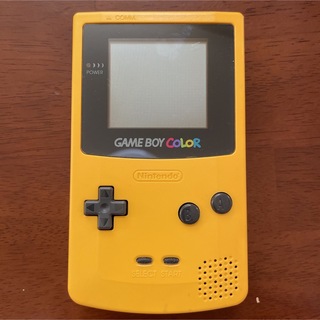 ゲームボーイ(ゲームボーイ)のゲームボーイ カラー 黄色 イエロー 本体(携帯用ゲーム機本体)