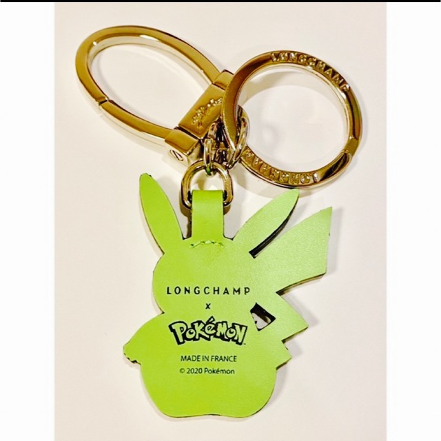 新品 】Longchamp Pokemon ピカチュウ キーホルダー ポケモン 新品 】Longchamp Pokemon ピカチュウ キーホルダー ポケモン